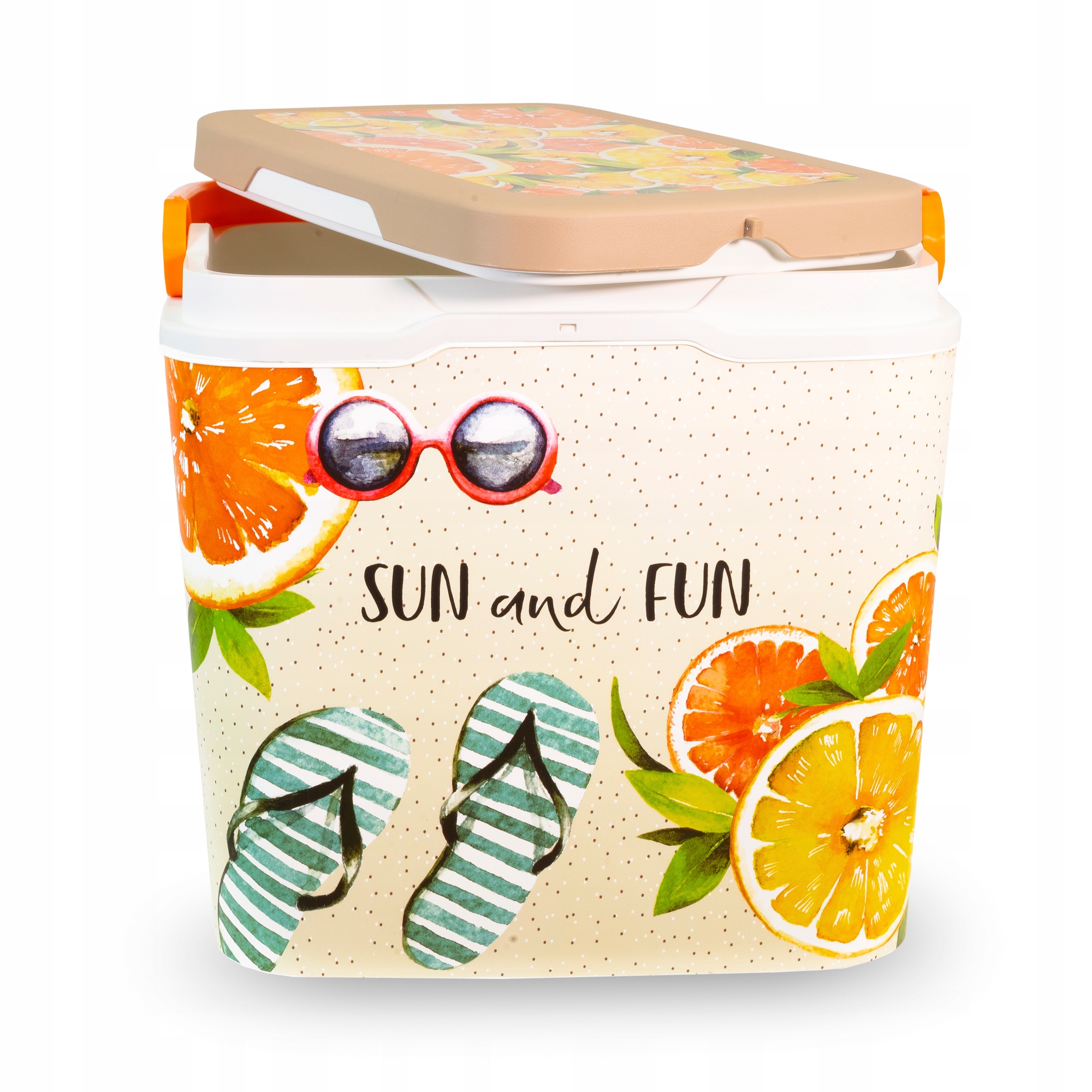 STYLOWA LODÓWKA TURYSTYCZNA PASYWNA 30L IDEALNA NA LATO CHŁODZENIE TURBO XL Zasilanie brak