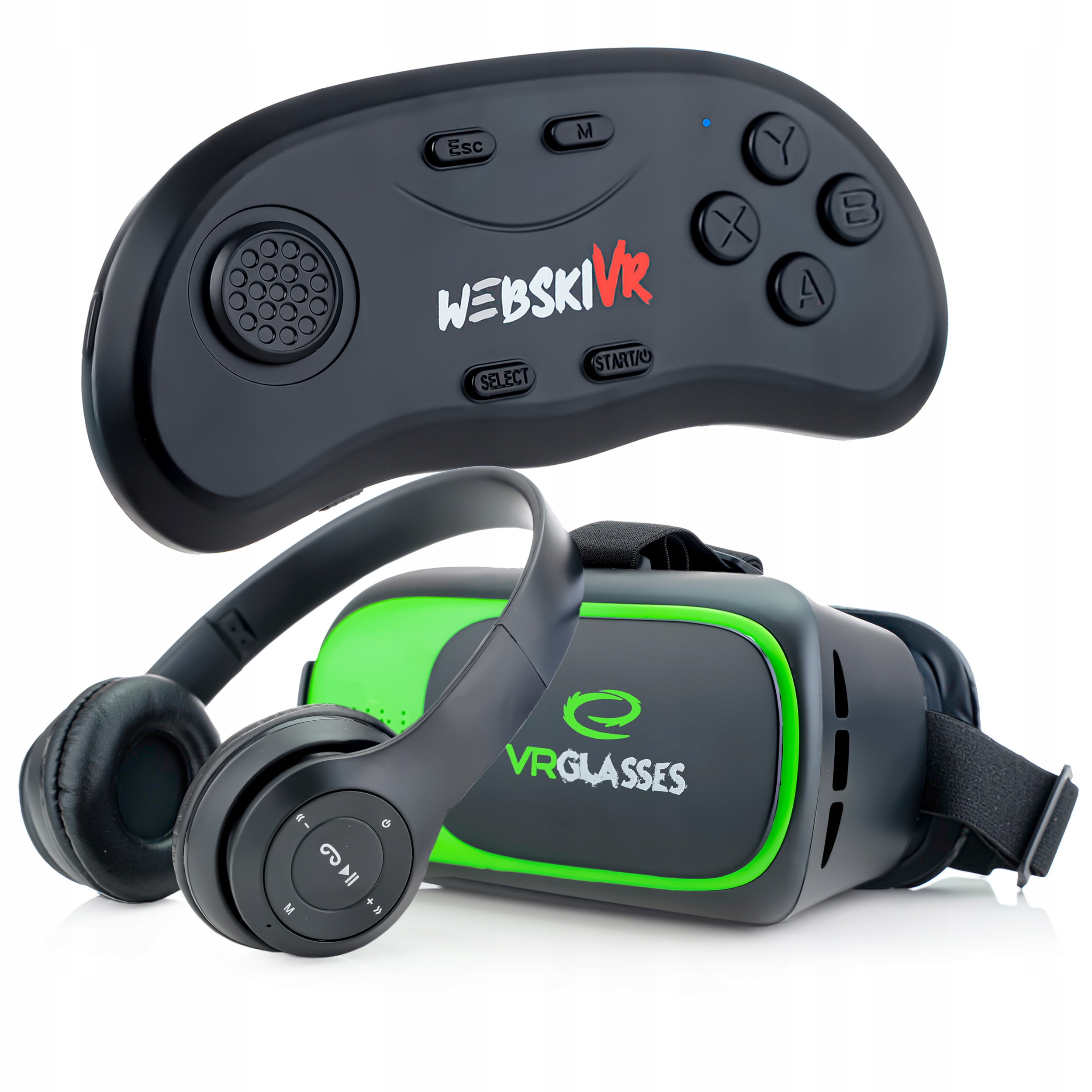 GOGLE OKULARY VR 3D WIRTUALNE DO TELEFONU DO GIER ZESTAW VIRTUAL BOX 360