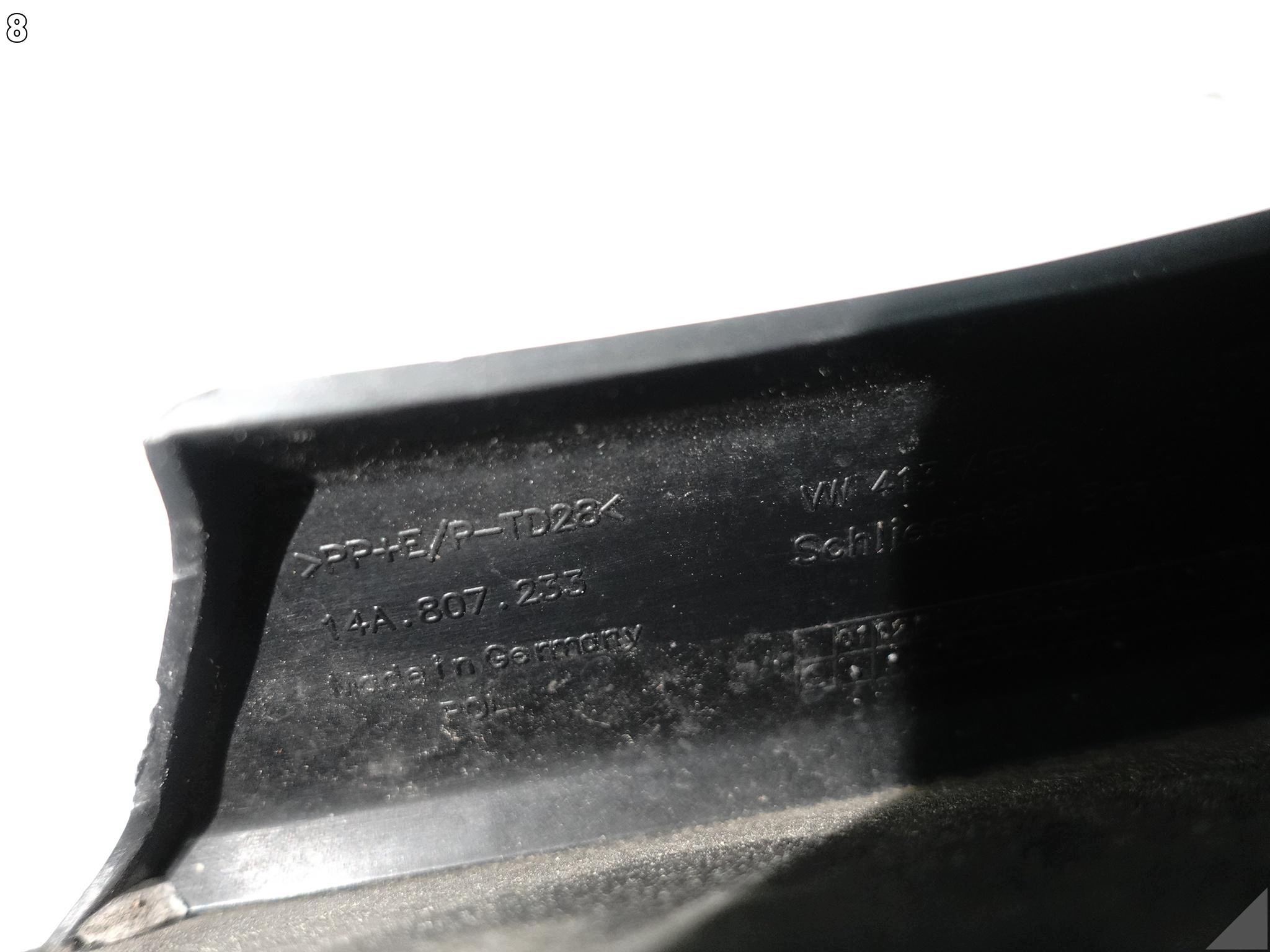 VW ID7 ID.7 14A 23- air duct air line intake support bumper front left
