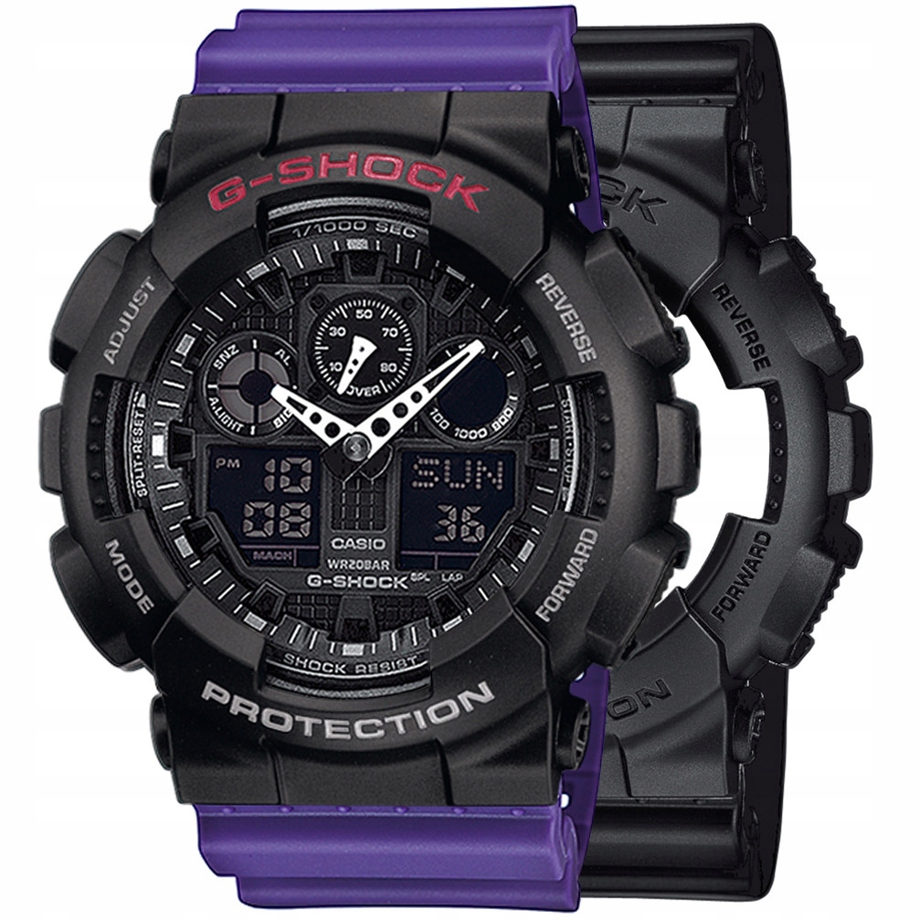 Hodinky Casio G-Shock Set GA-100-1A1ER Bezel 10378531 Řemínek 10498156