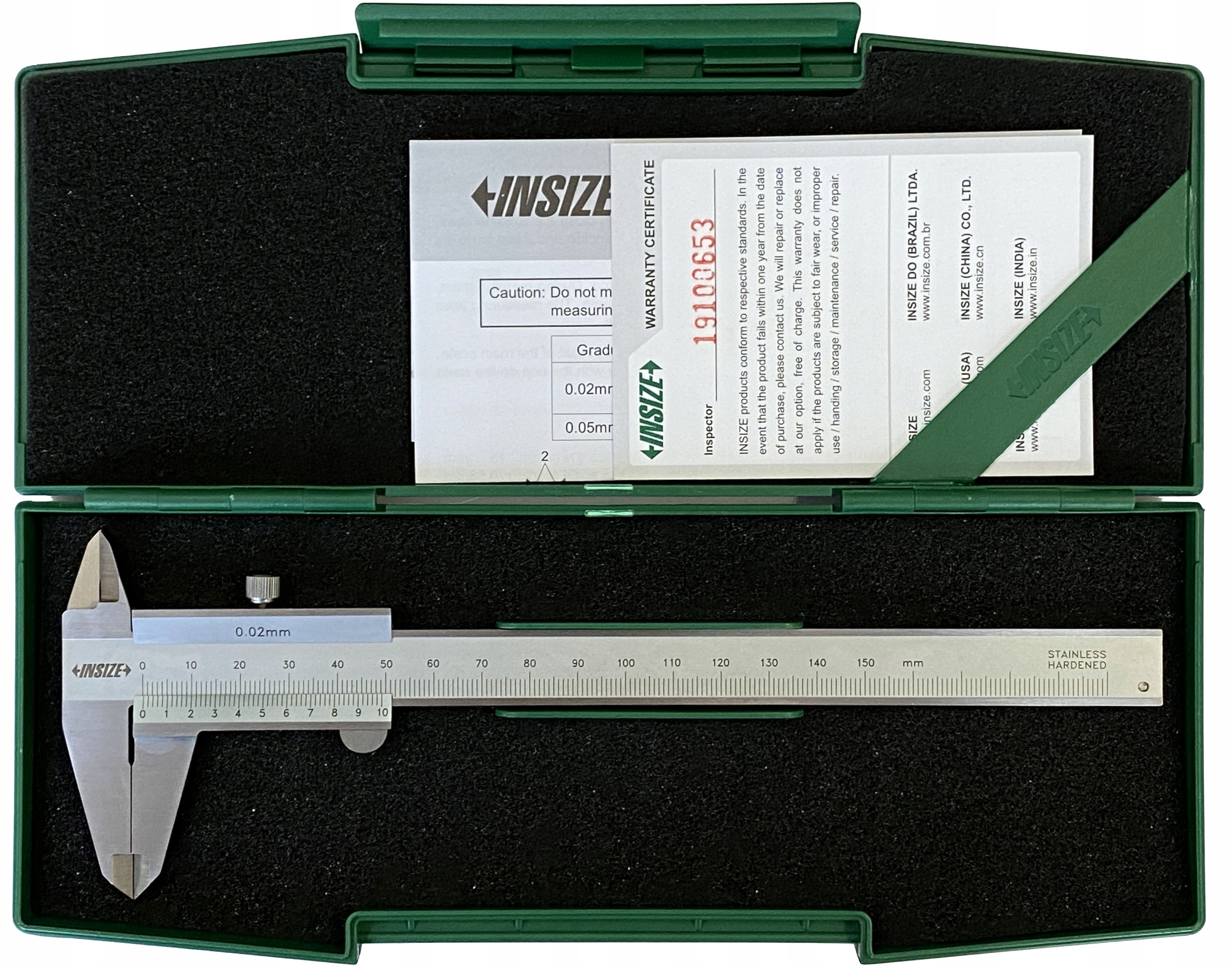 Suwmiarka Noniuszowa Analogowa 150 mm 6 cali Insize 1205-1502S