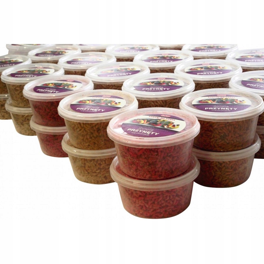 ŻYWA PRZYNĘTA ANGIELSKI ROBAK BIAŁY ŻÓŁTY 1 L Model ŻÓŁTY