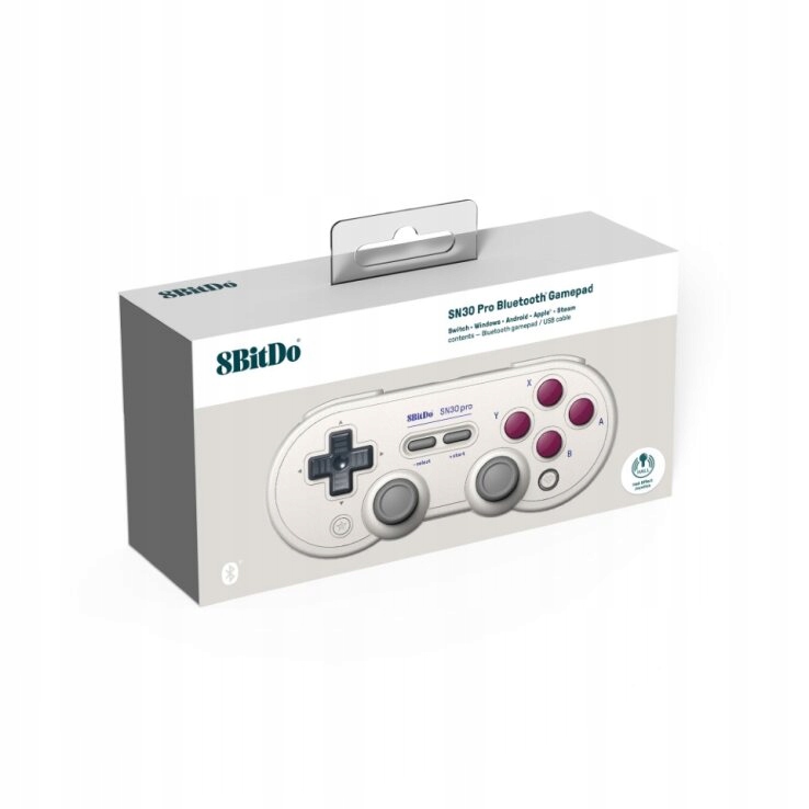 8BitDo SN30 Pre Gamepad Hall Effect Classic (Switch/PC/Mac/Android)