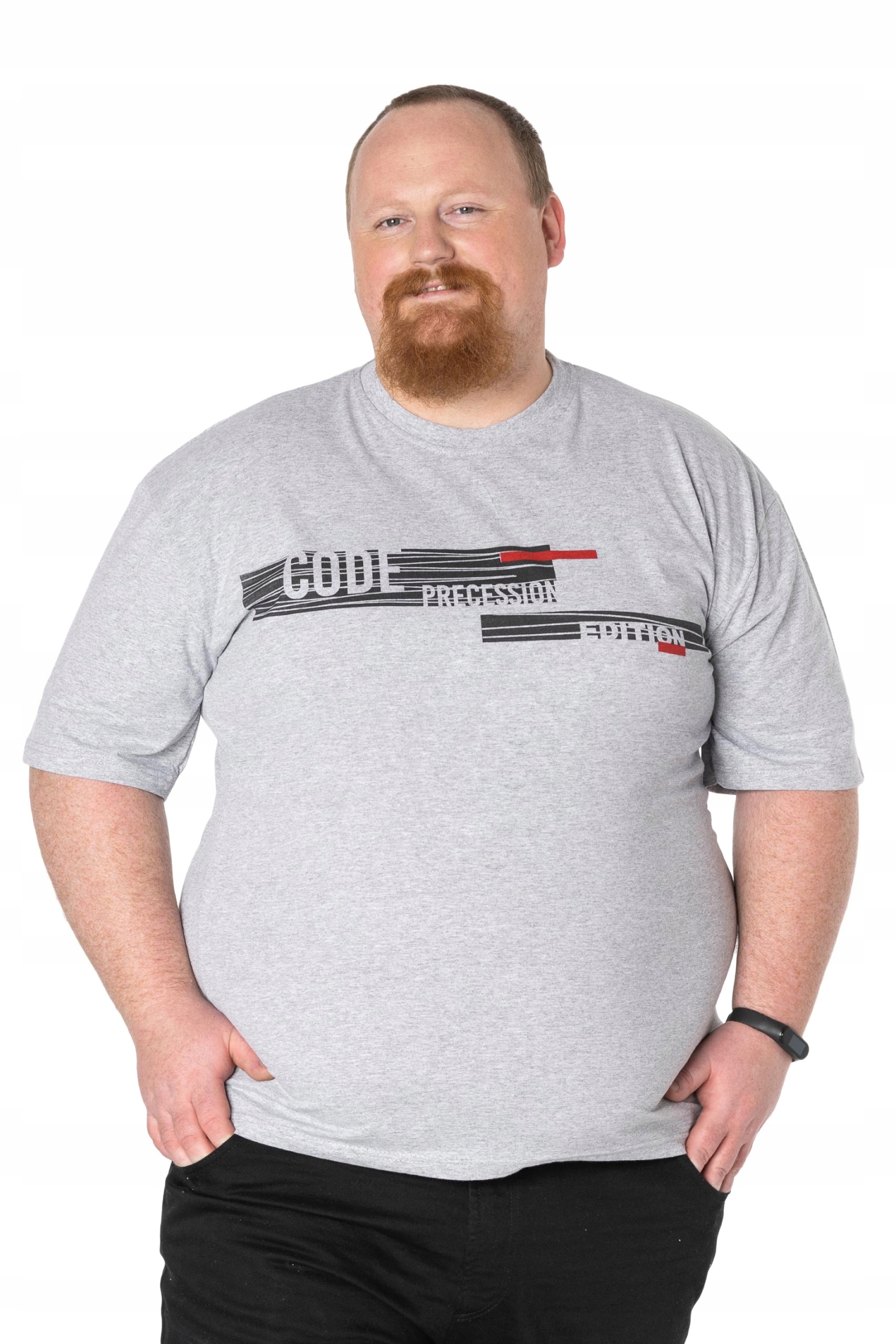 

Duży Podkoszulek Koszulka T-shirt Męski 2861-8 4XL