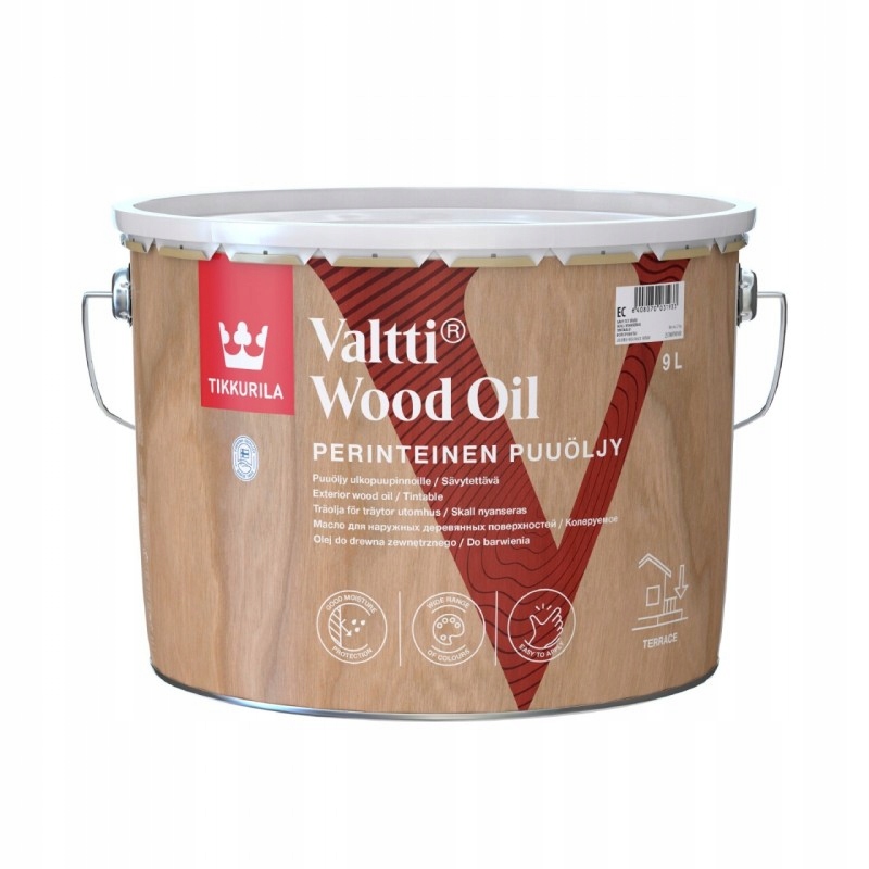 TIKKURILA Olej do drewna Valtti Wood Oil 9l