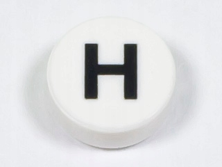 

Lego 98138pb218 alfabet literki litera H 1 szt N