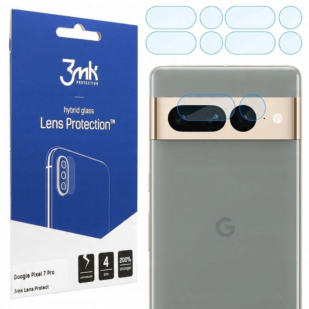 

4x Szkło na Aparat do Google Pixel 7 Pro, 3mk Lp
