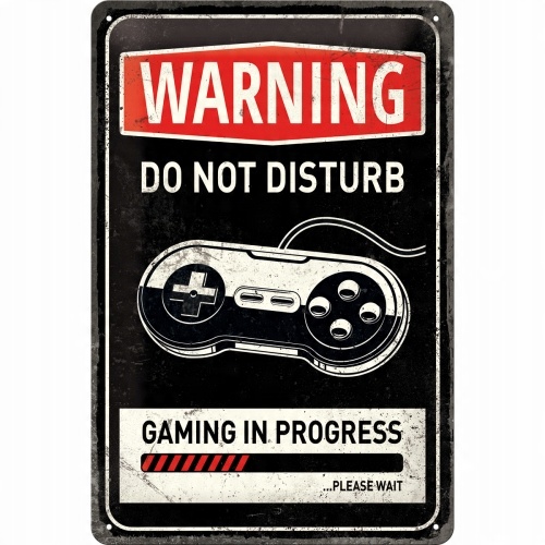 

Tablica plakat 20x30 Gaming in progres