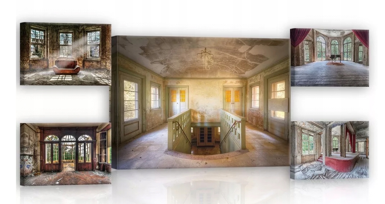 Obraz 135x50 Opuštěné panství zřícenina Urbex zapomenutá místa historie