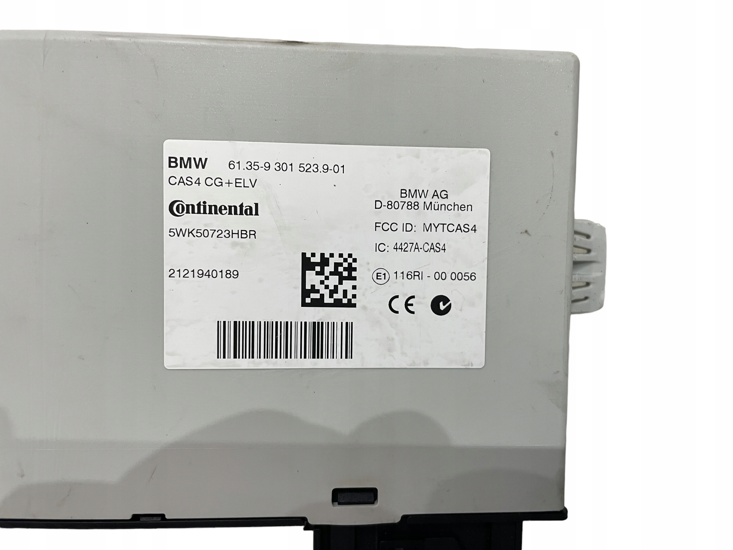 module control unit CAS4 BMW 5 F10 F11