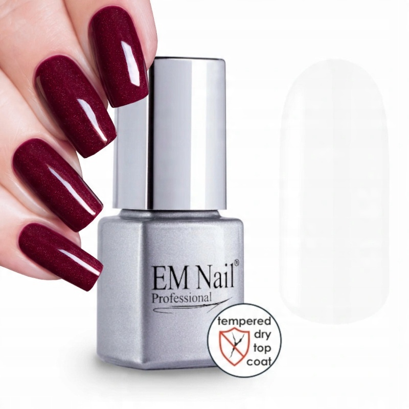 

Em Nail Dry Top Coat Nabłyszczający 6ml Hartowany