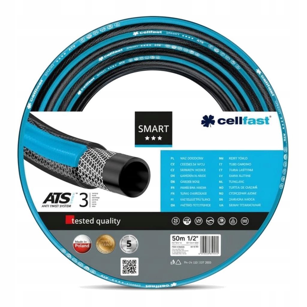 Hadice na vodu pro zavlažování Cellfast Hobby ATS2 1/2" 50 m 6-vrstvá