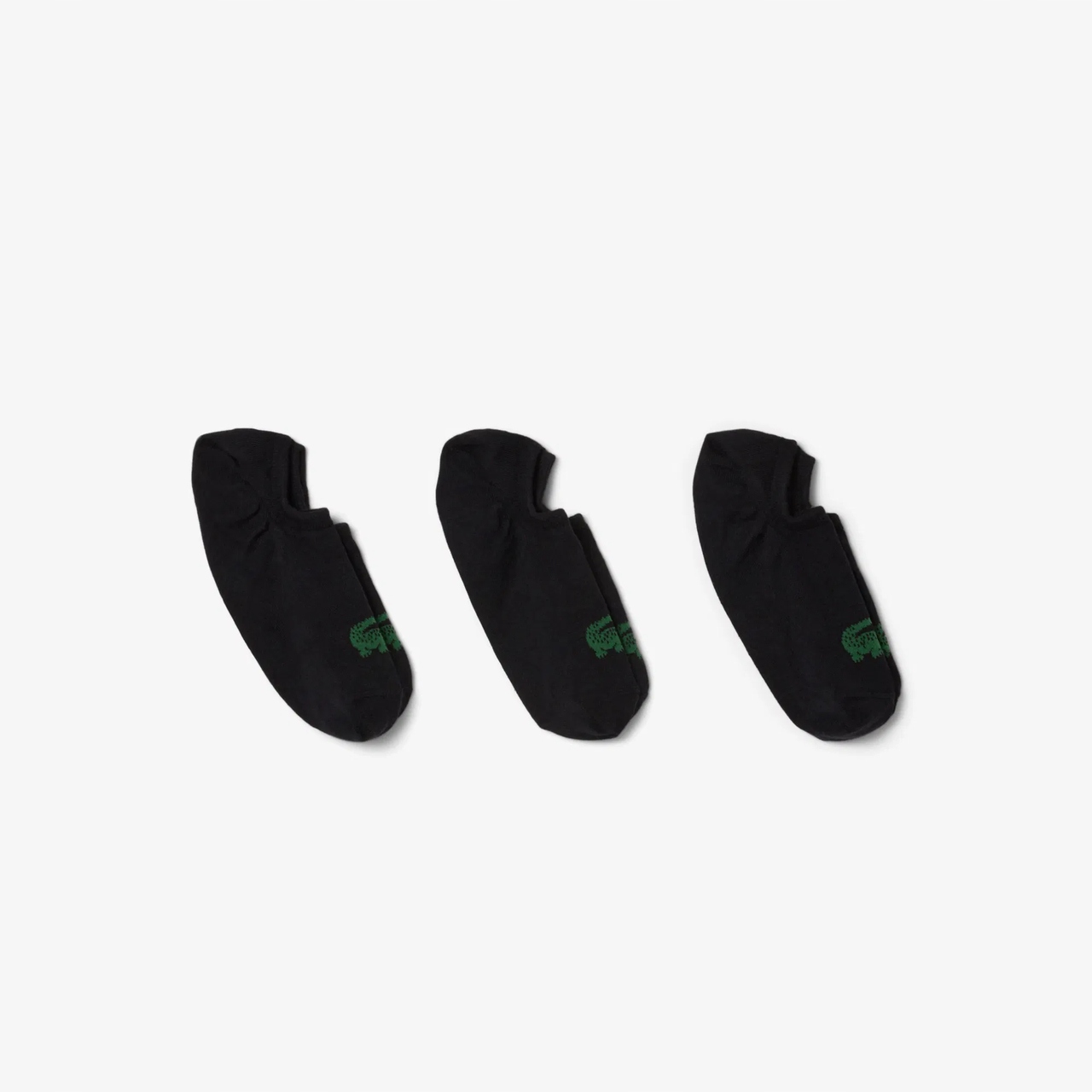 Lacoste Ponožky Logo Sneaker 3-pack Black 35/38