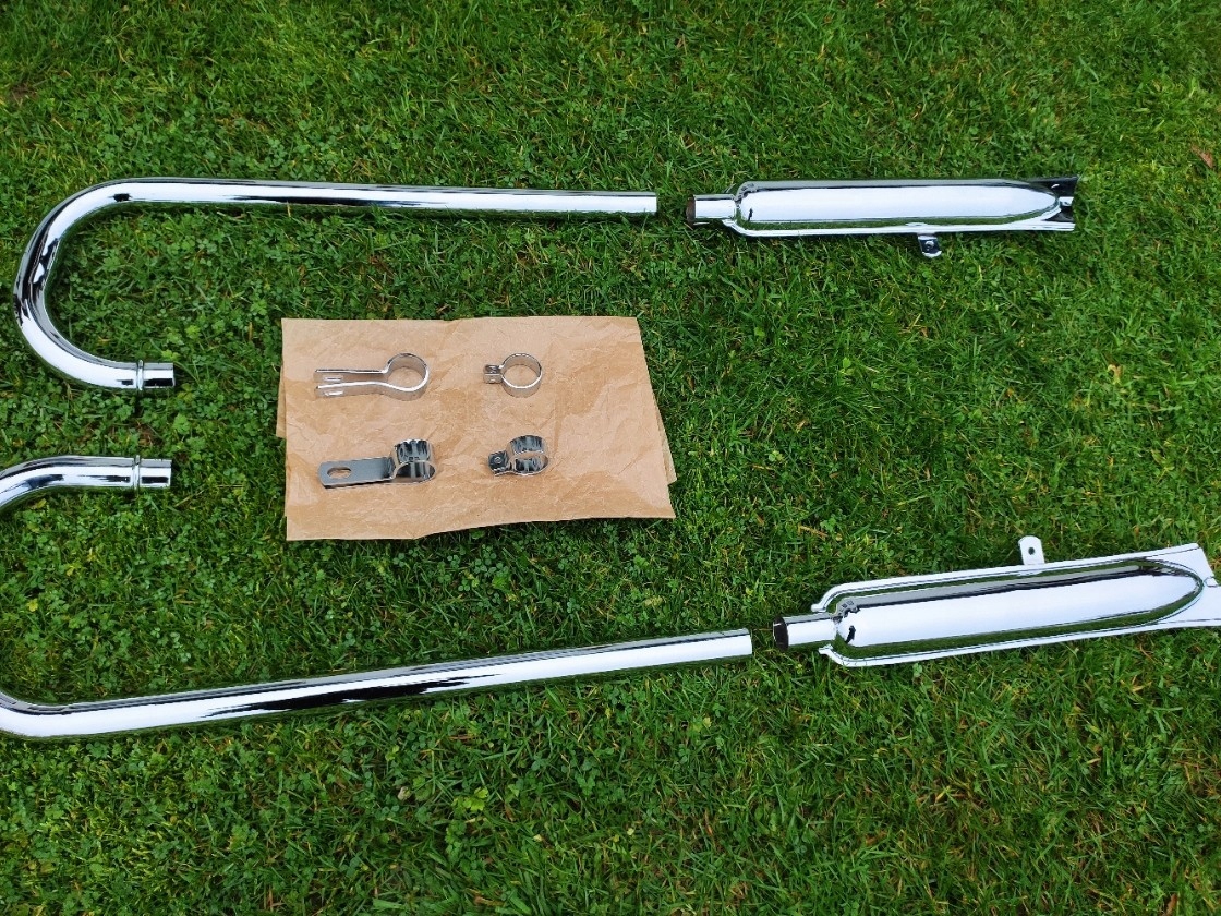 Tlumiče Výfuku Koleno Chrom Dnopr MW-650