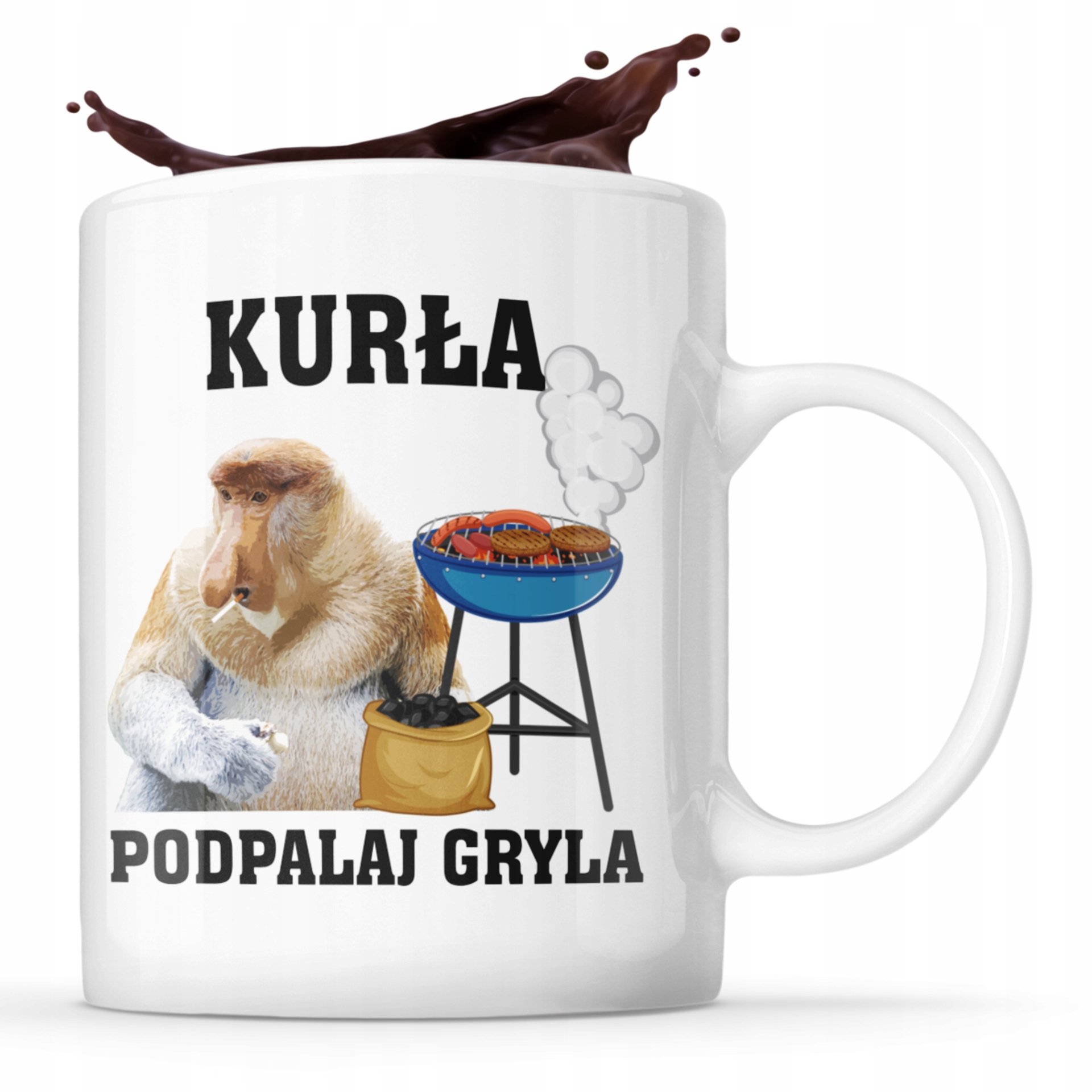 

Śmieszny Kubek Na Grila Upominek Nosacz