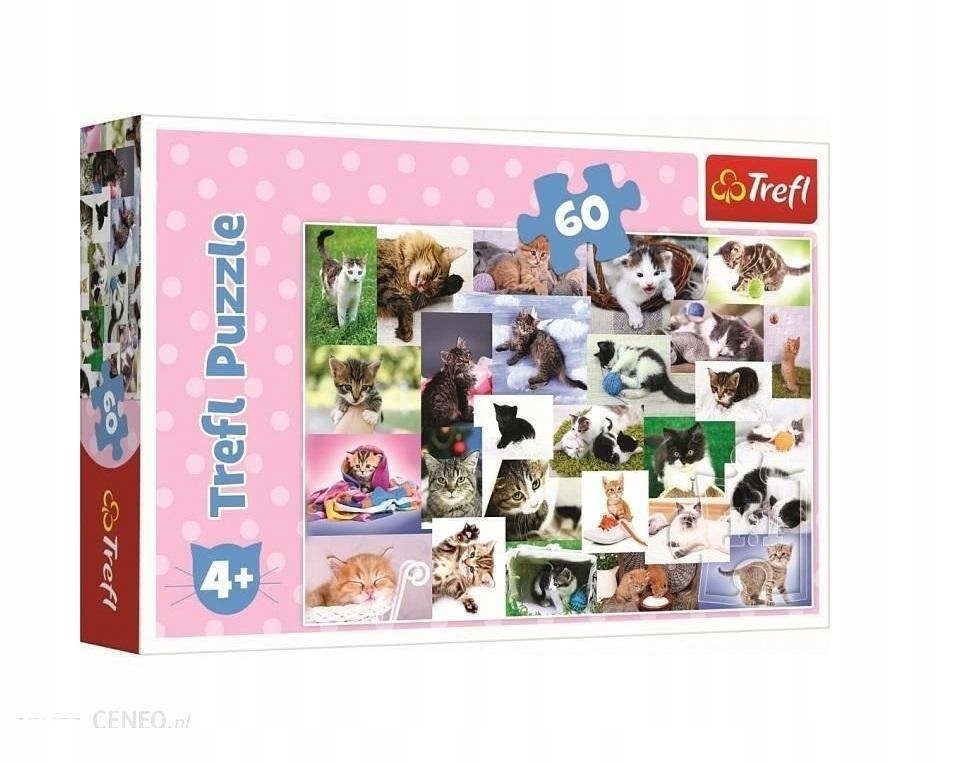 

Trefl Puzzle 60 el. Koci świat 17332