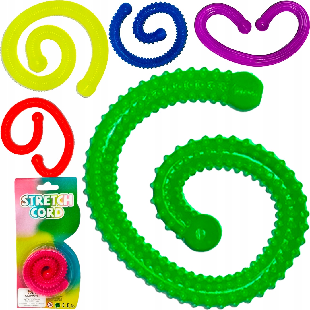 ANTYSTRESOWY wąż MAKARON fidget GNIOTEK NOODLE