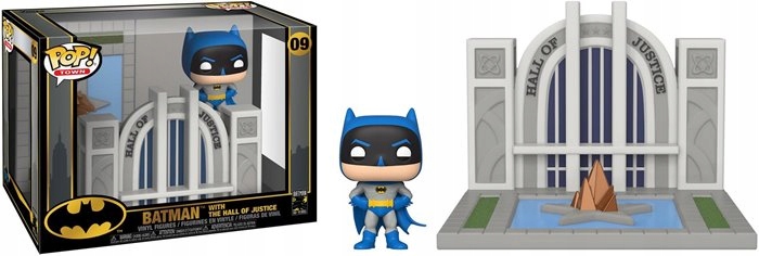 Figurka Funko Pop Town DC Heroes 9 Batman s postavou Síně spravedlnosti