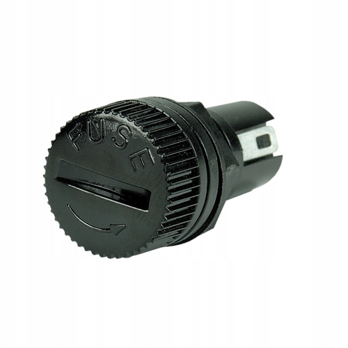 

Gniazdo bezpiecznika na panel fi 5x20mm 6,3A 250V