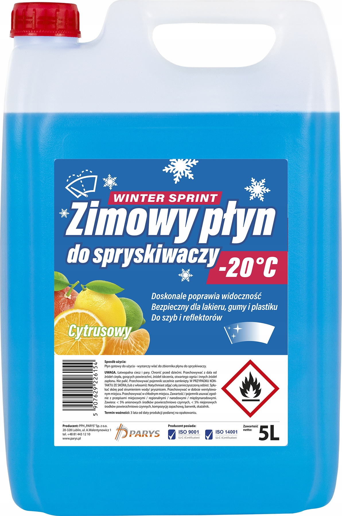 

Winter Sprint Zimowy płyn do spryskiwaczy 5L -20C