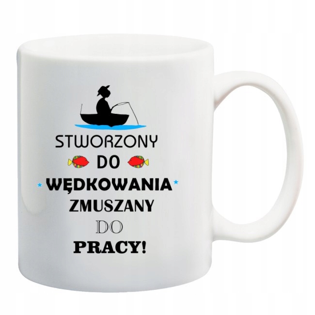 

Kubek Wędkarz Łowienie Ryb Ryba Wędka Łódka