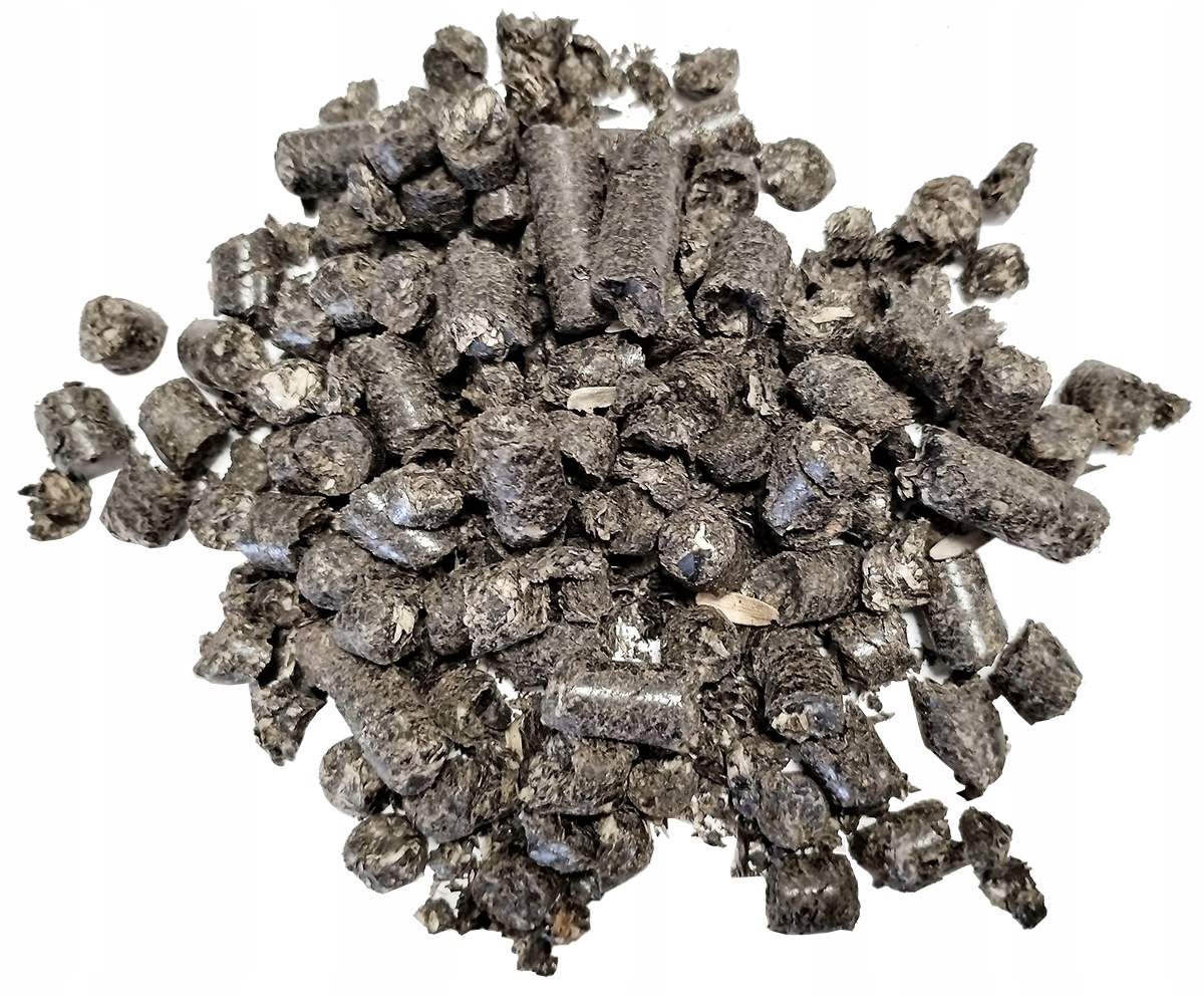 PELLET z ŁUSEK SŁONECZNIKA WOREK - 15 kg ECO pelet ŻWIREK DLA KOTA CHOMIKA Kod producenta PELLET8mm