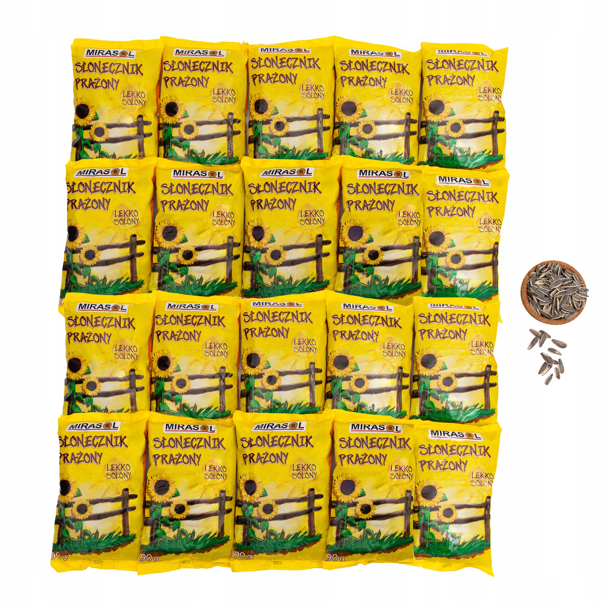 Levně Slunečnice Mirasol Lehce Solená 190 G Turecké Velké Pražené Zrno