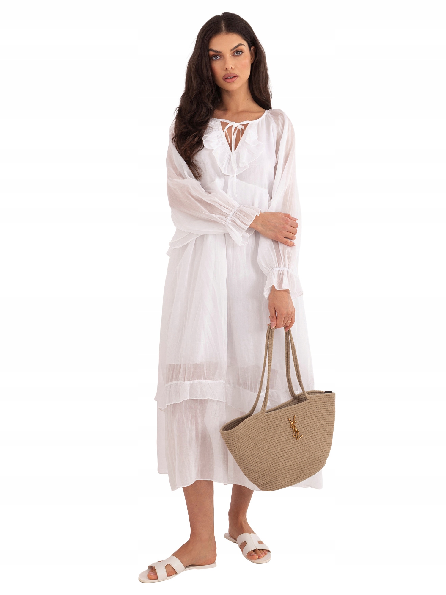 Sukienka Letnia Damska Oversize Midi w stylu boho