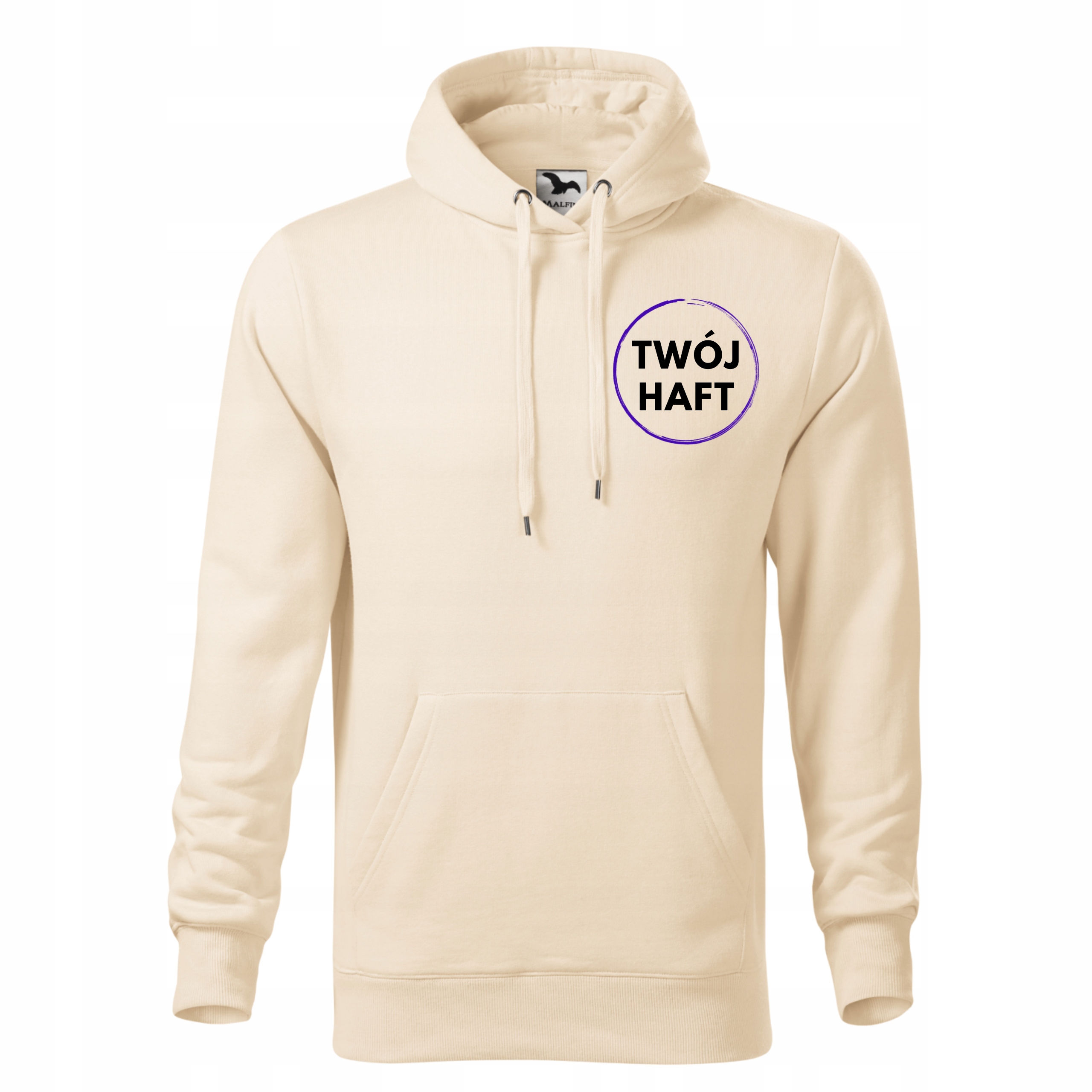 Pánská Mikina S Logem Firmy Reklamní S výšivkou Mandlová L