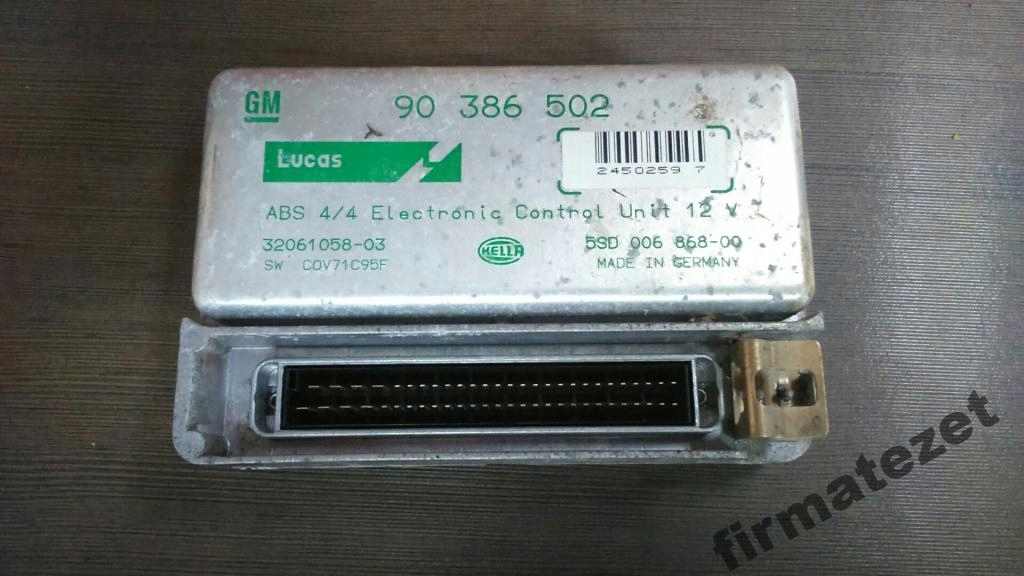 TIGRA ASTRA CORSA VECTRA STEROWNIK ABS 90386502