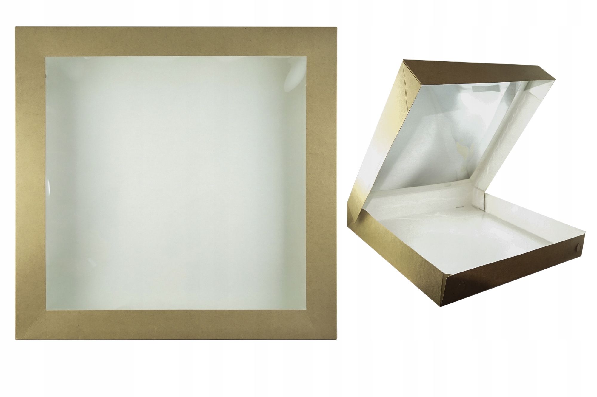 

Pudełko z okienkiem 320x320x50 1szt eko