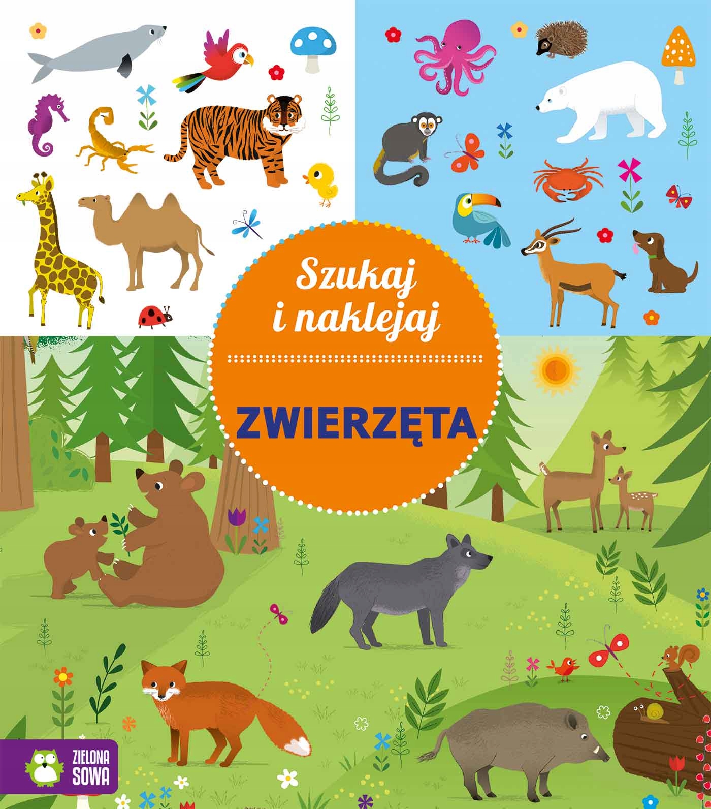 

Seria: Szukaj i naklejaj Zwierzęta