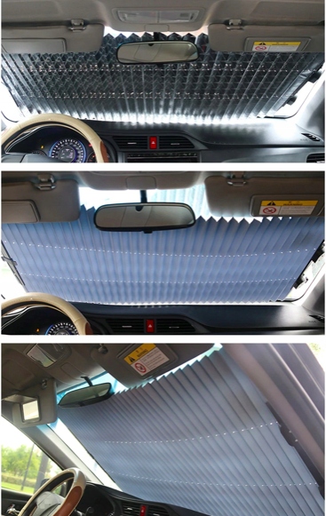 ROLETA PRZECIWSLONECZNA OSLONA NA SZYBE PRZEDNIA Blinds width 55 cm