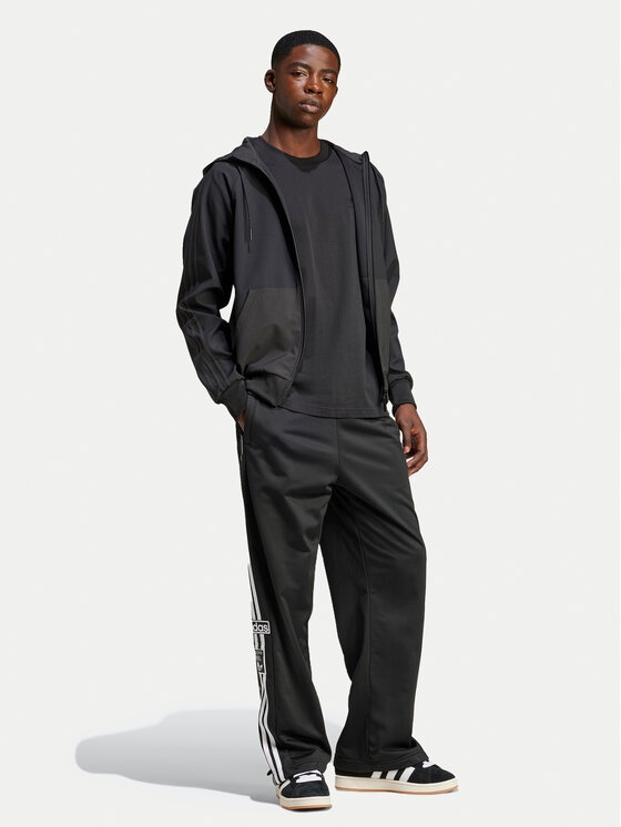 Černé teplákové kalhoty Loose Fit s logem adidas XL