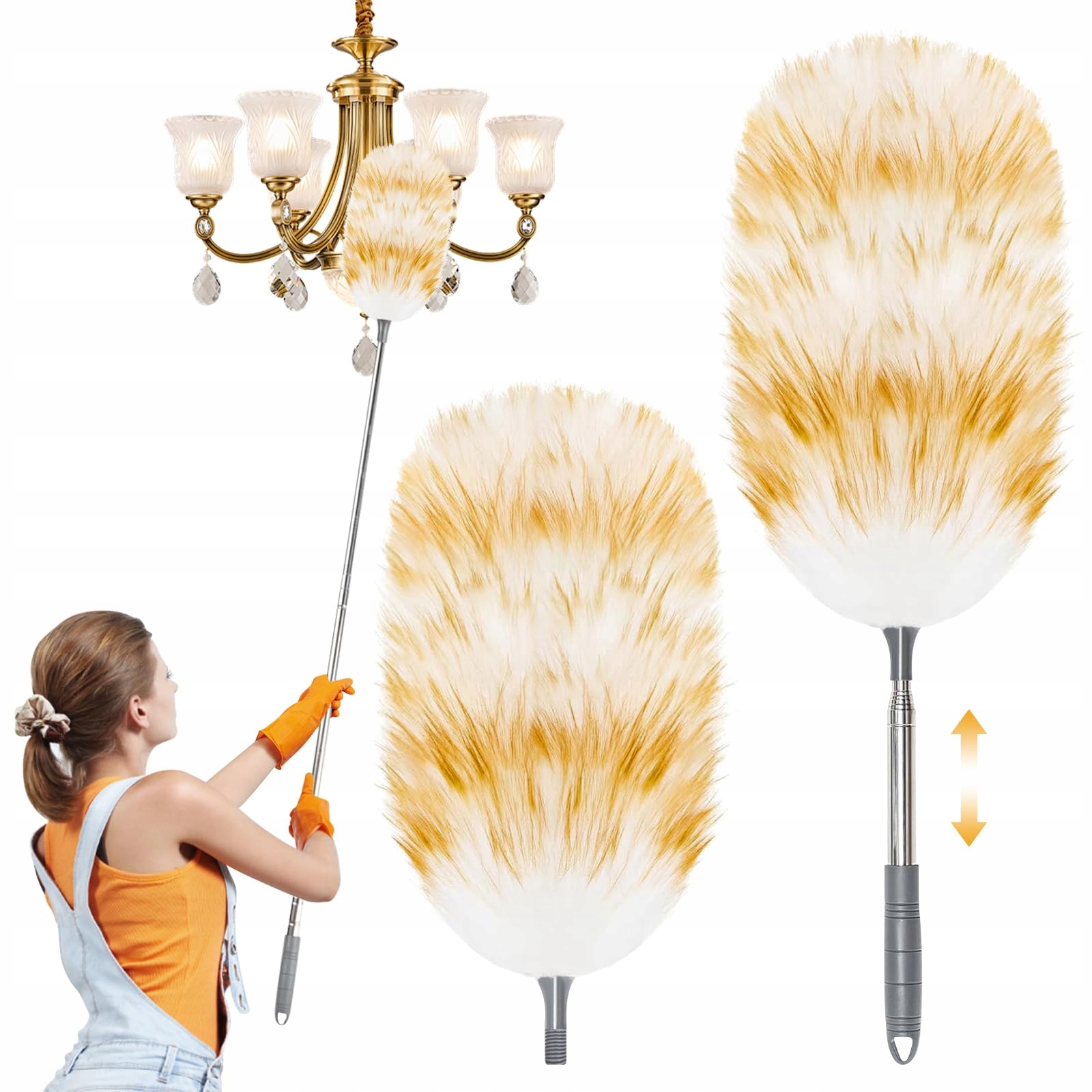 Puasok Teleskopická sada 2 ks Vysavač s Lammwolle 140 Cm na prach