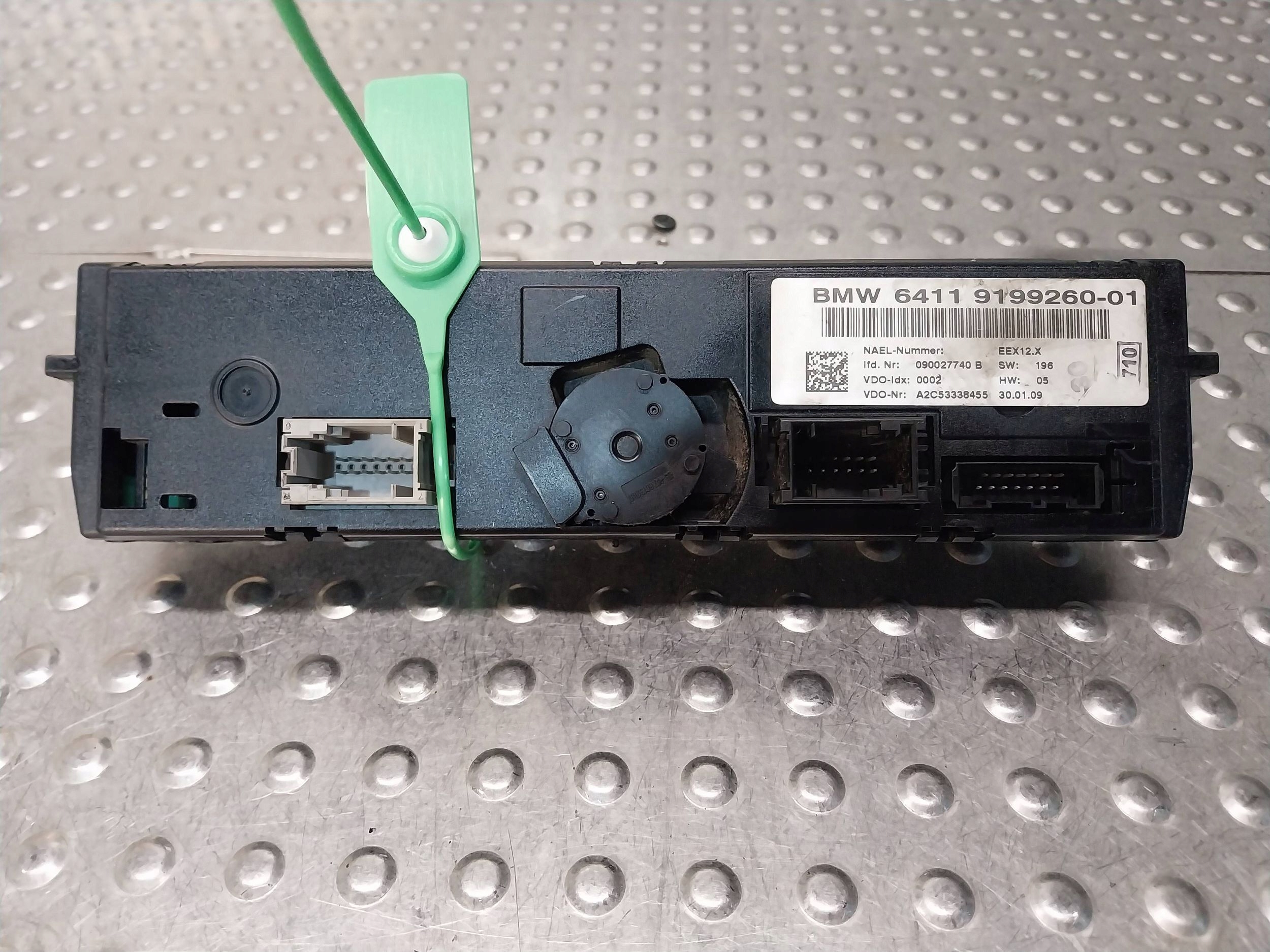 PANEL air conditioning devices of the air conditioning 9199260 BMW E81 E82 E87 E88 E90 E91 E92 E93