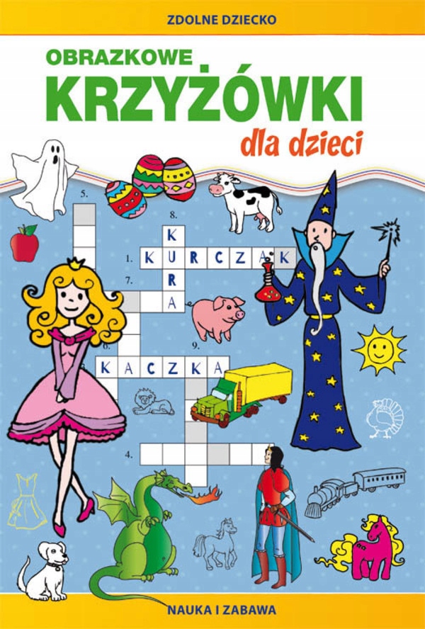 

Obrazkowe krzyżówki dla dzieci