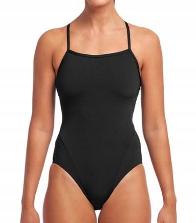 Funkita Still Black – dámský plavecký kostým Single Strap 14 (UK36) L