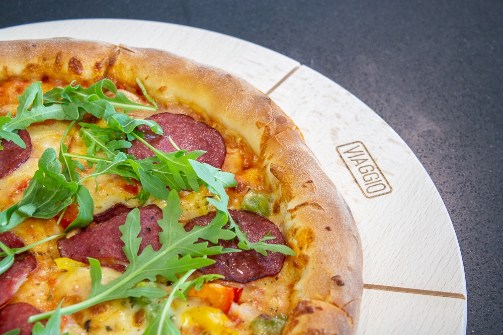 ŁOPATA SZUFLA TACKA DO PIZZY STALOWA VIAGGIO XXL + EBOOK GRATIS! Stan opakowania oryginalne