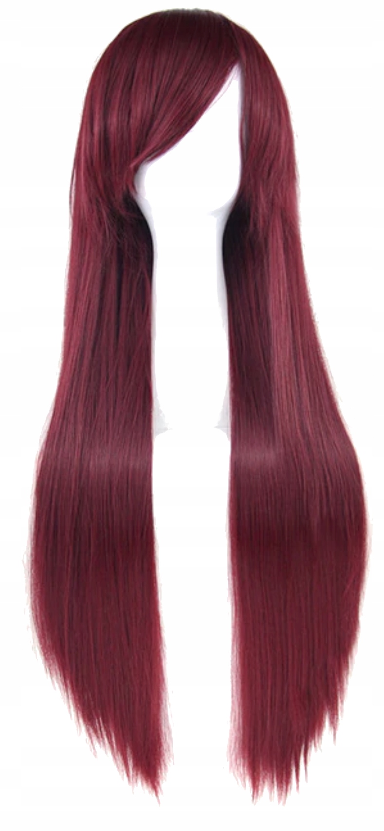 

Cosplay Peruka 100 CM Długa Anime Manga Burgund