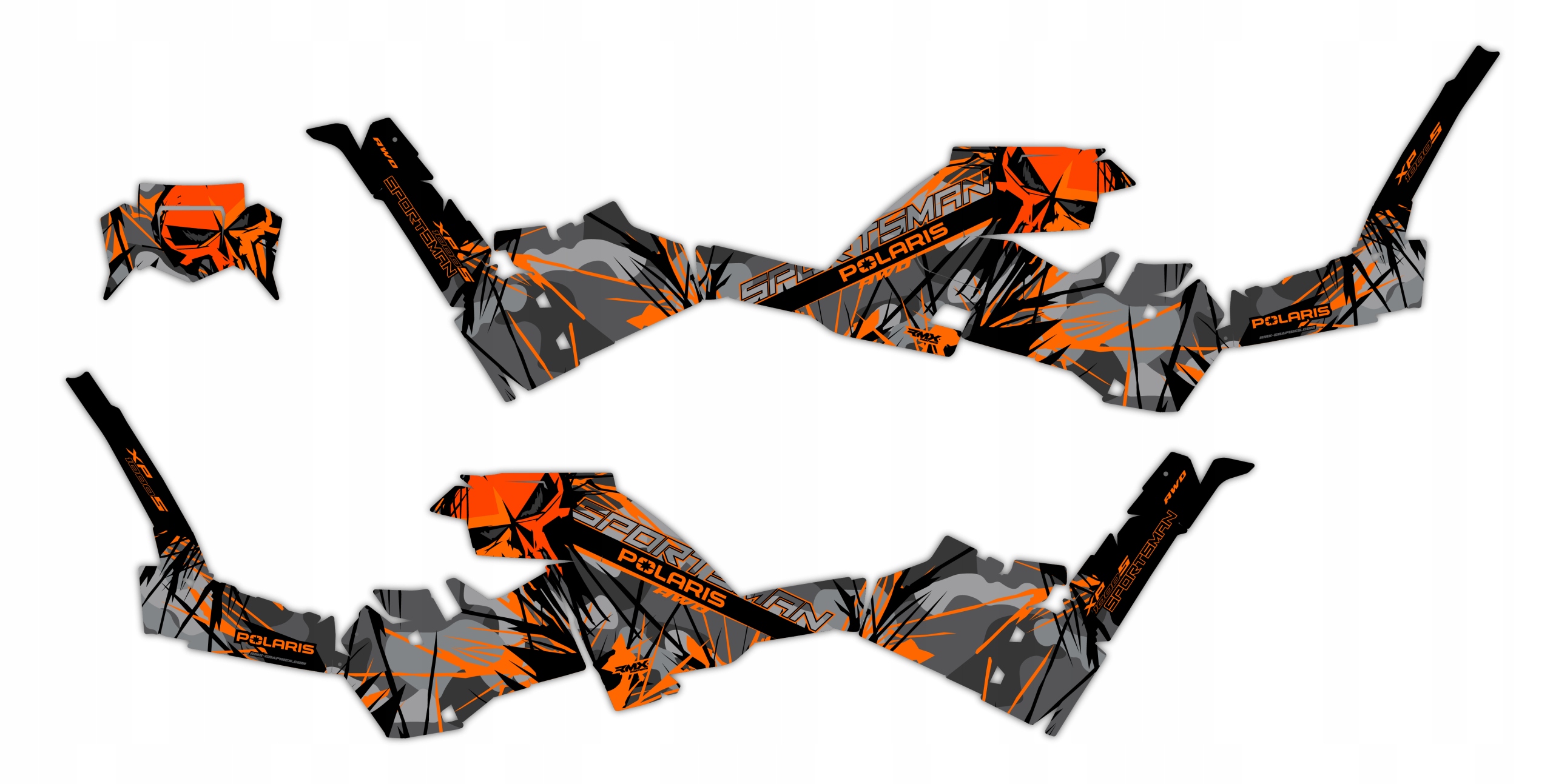 Dýha Nálepky štvorkolka Polaris Sportsman Xp 1000 S 2024 2025