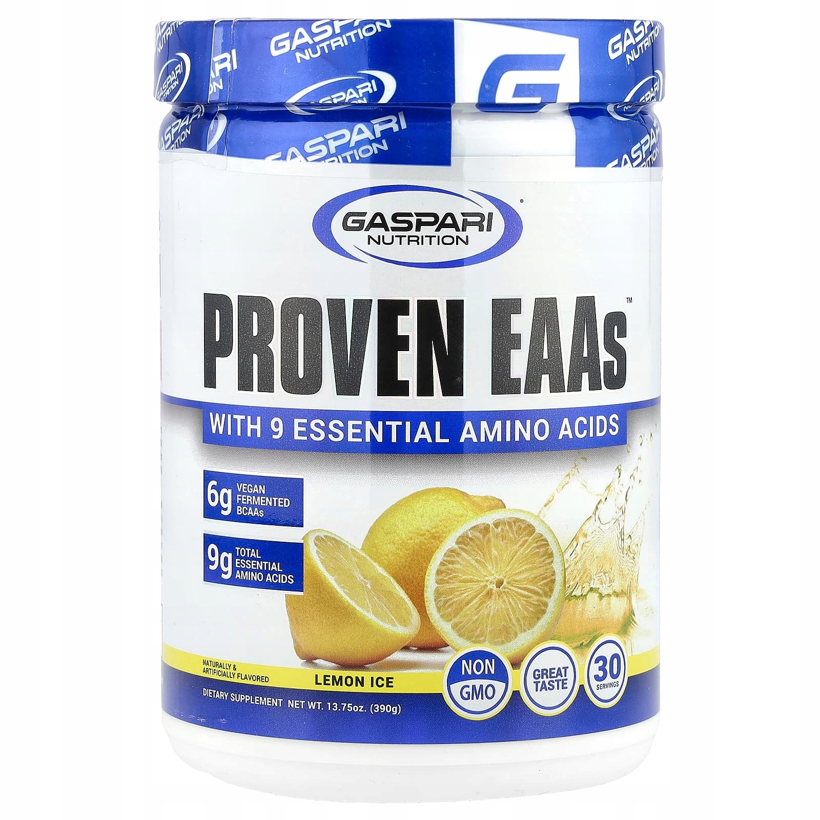Gaspari Nutrition, Proven EAAs, citronový led, 390 g