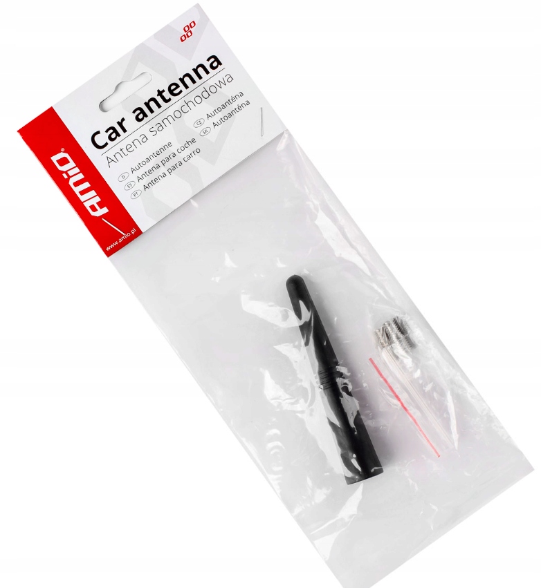 ANTENA SAMOCHODOWA MASZT BAT 9 CM ADAPTERY 5 6 7CM Marka Amio