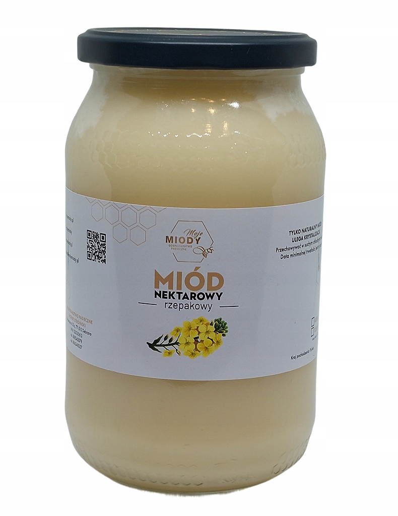 Рапсовый мед, рапс нежный 1,2 кг 2025