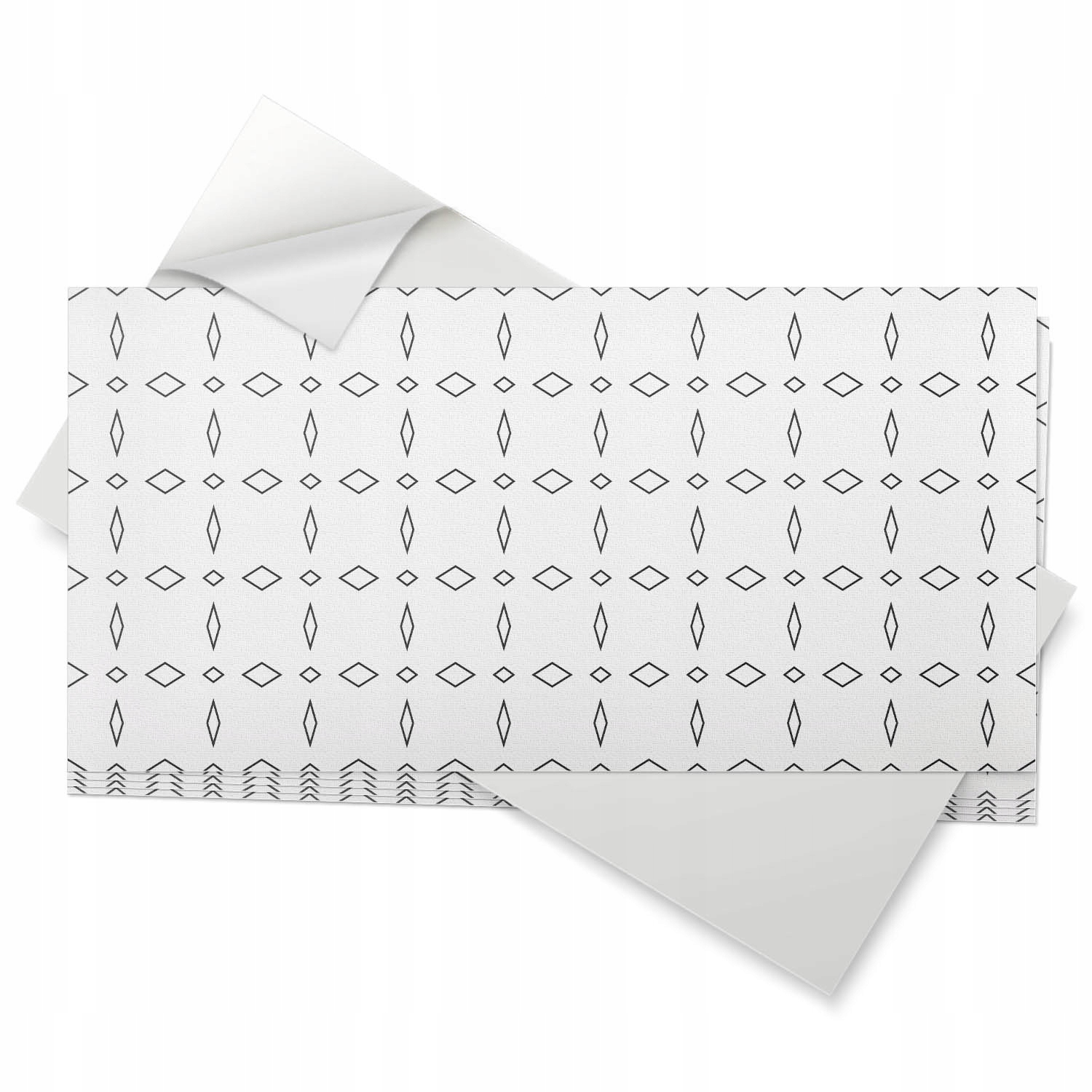 Vinylové samolepící dlaždice 6 ks 60x30 cm Geometrický vzor kosočtverců