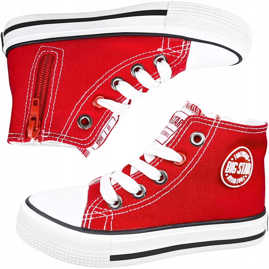 

Trampki dziecięce Big Star czerwone HH374086 23