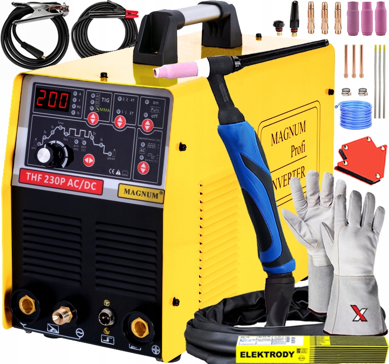 

Spawarka Inwertorowa Ac DC Tig Magnum Thf 230P