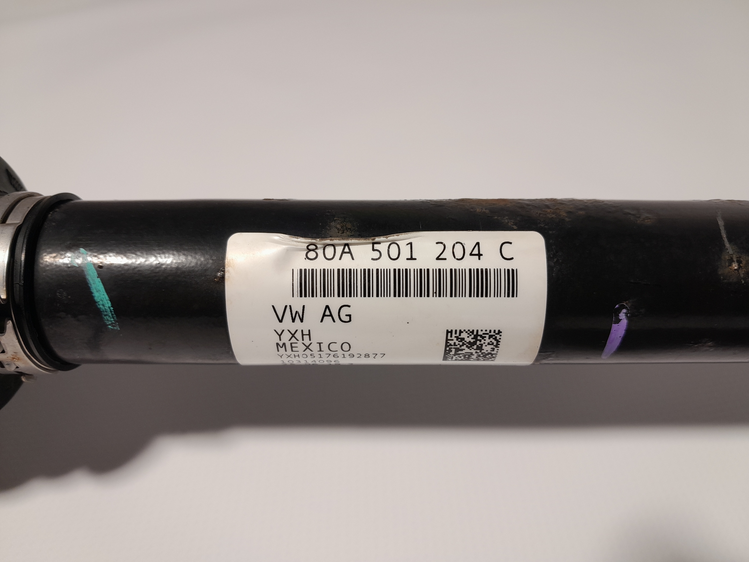 AUDI Q5 II 80A semi-axis right rear part 80A501204C