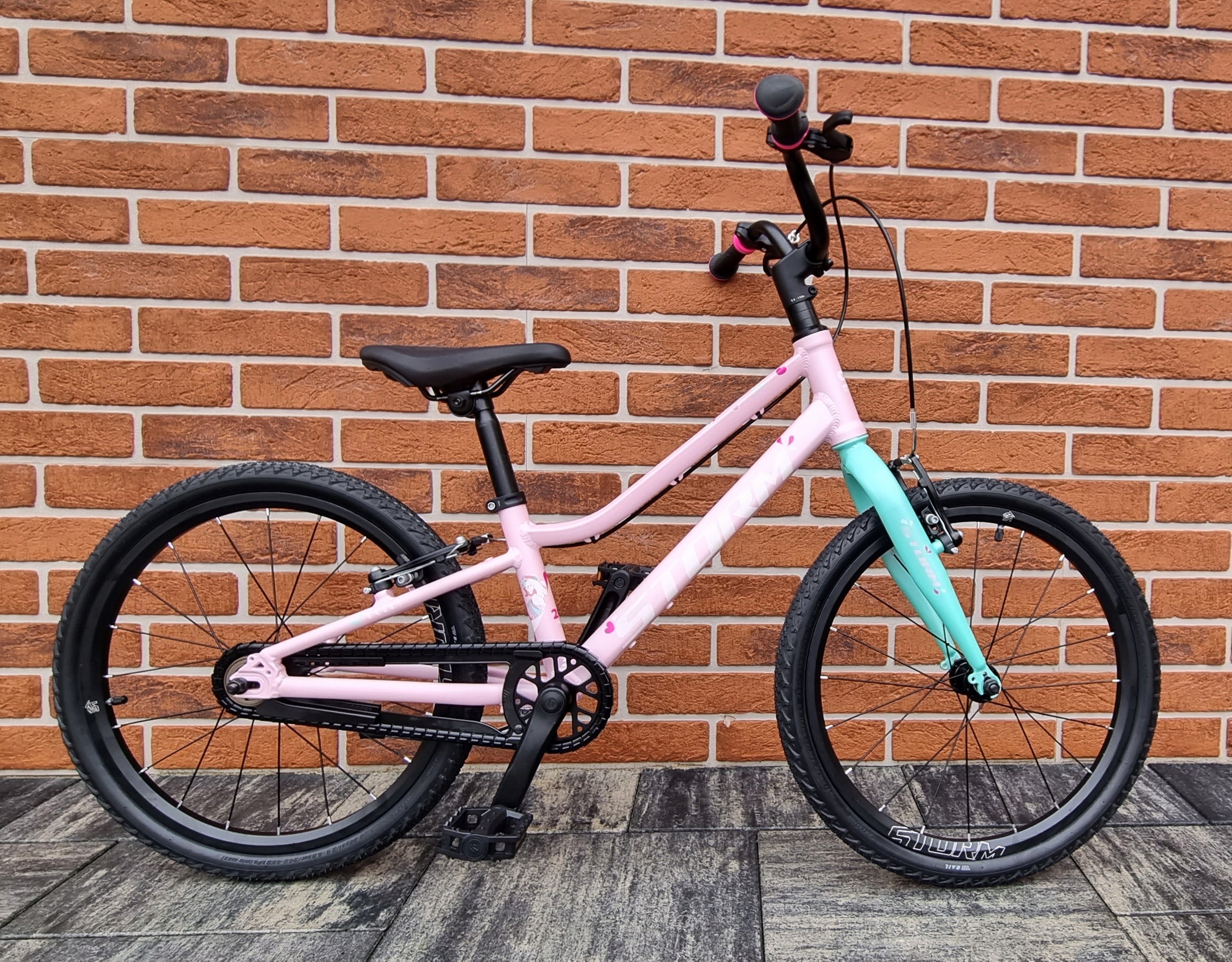 Rower dziecięcy Storm Polly koło 20" 2VBR lekki różowy