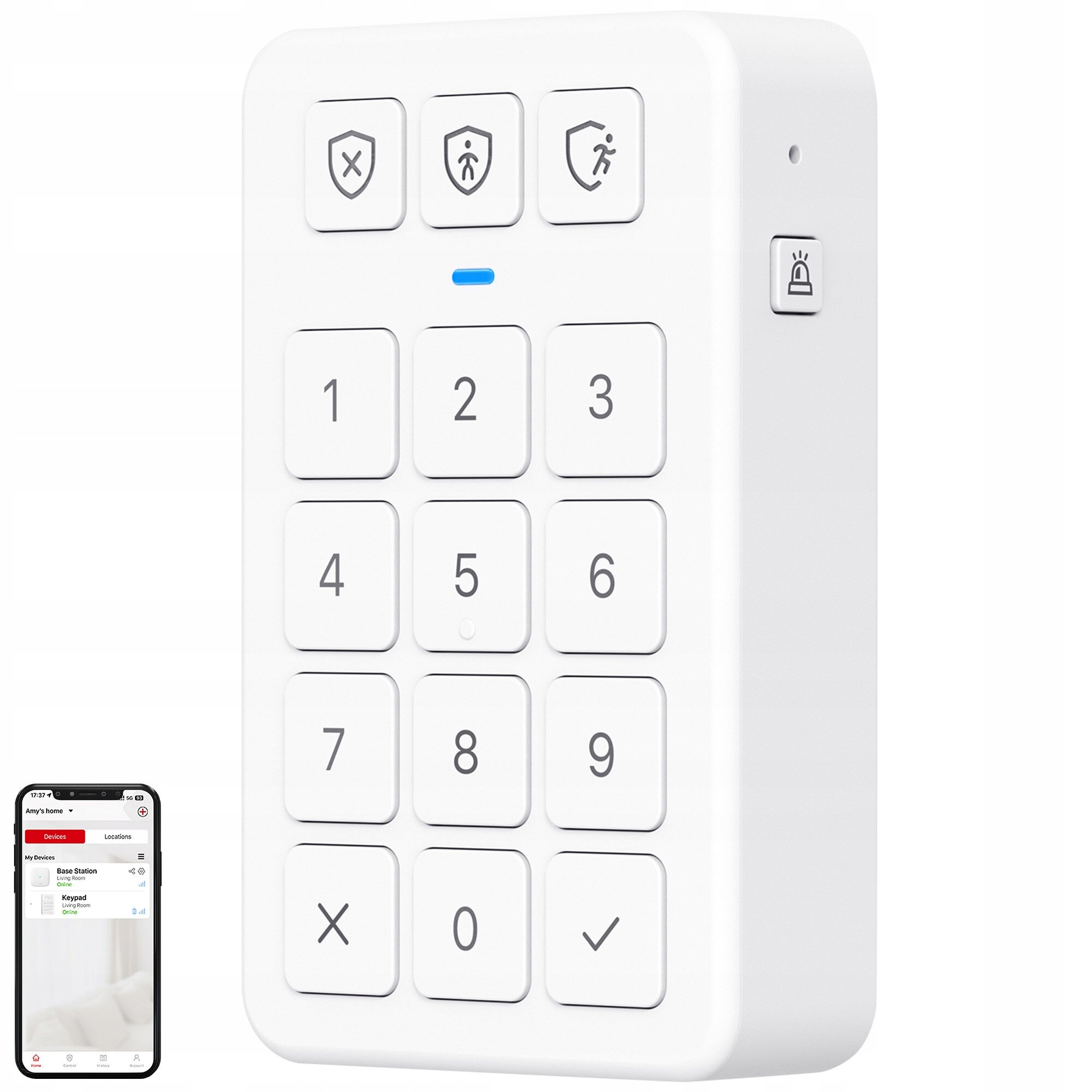 Klávesnice Bezpečnostního Systému Keypad X-sense SKP0A Řídicí Centrum